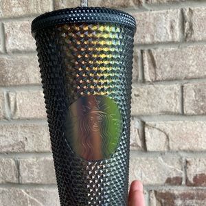 2020 Starbucks studded tumbler iridescent black